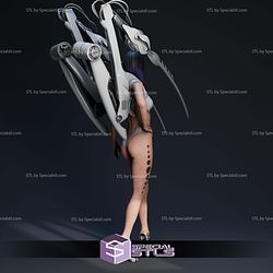 Cybergirl 180mm Fanart STL Files