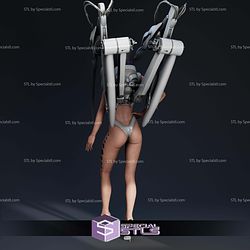 Cybergirl 180mm Fanart STL Files