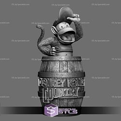 Diddy Kong Portrait Bust 280mm STL Files