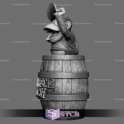 Diddy Kong Portrait Bust 280mm STL Files