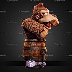 Donkey Kong Portrait Bust 350mm STL Files