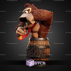 Donkey Kong Portrait Bust 350mm STL Files