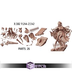 Elizabeth Rosebloodflame Hololive 142mm STL Files