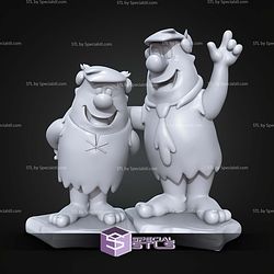 Fred and Barney The Flintstones STL Files