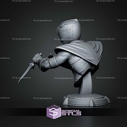 Green Ranger Power Rangers Bust 155mm STL Files
