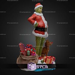 Grinch Chrismast Outfit and dog 387mm STL Files