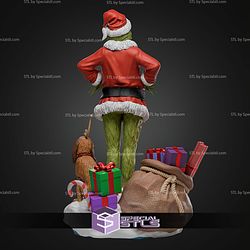 Grinch Chrismast Outfit and dog 387mm STL Files