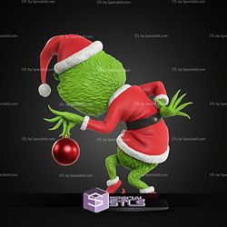 Grinch Christmas Chibi 154mm STL Files