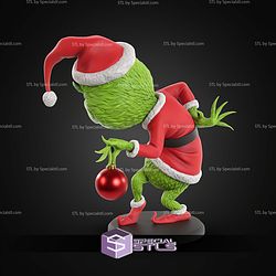 Grinch Christmas Chibi 154mm STL Files