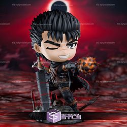 Guts Berserk Chibi 116mm STL Files