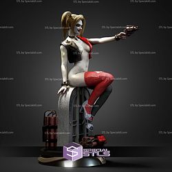 Harley Quinn Pointing Gun NSFW STL Files