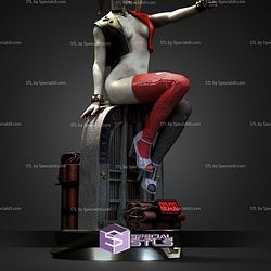 Harley Quinn Pointing Gun NSFW STL Files