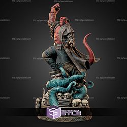 Hellboy Fire and Gun 550mm STL Files