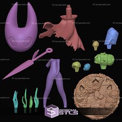 Hornet Hollow knight Silksong Chibi 164mm STL Files