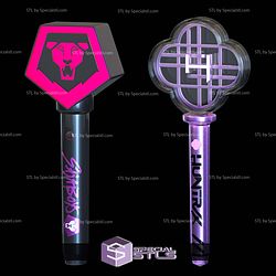 Huntrix Saja Boys Fan Light Stick STL Files