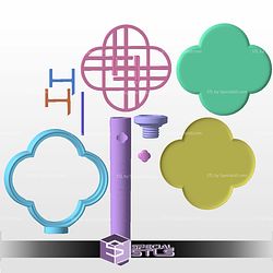 Huntrix Saja Boys Fan Light Stick STL Files