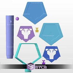 Huntrix Saja Boys Fan Light Stick STL Files