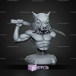 Inosuke Demon Slayer Bust 135mm STL Files