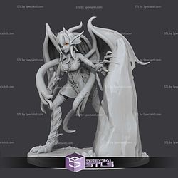 Jabberwock Monster Girl 213mm STL Files