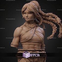 Jingwei the Monk Bust STL Files