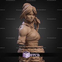 Jingwei the Monk Bust STL Files