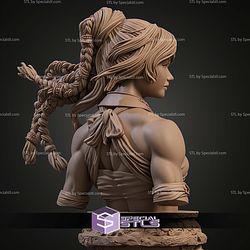 Jingwei the Monk Bust STL Files