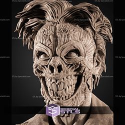 Joker Face Off Portrait Bust 302mm STL Files