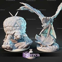 Kaiju Pokemon Flapple Appletun Hydrapple STL Files