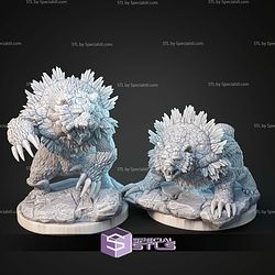 Kaiju Pokemon Ursaring Ursaluna Bloodmoon Ursaluna STL Files