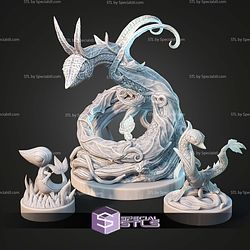 Kaiju Pokemon Vine Snake Serperior STL Files