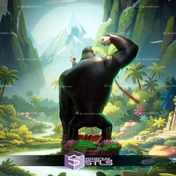 King Kong Cartoon 60s STL Files