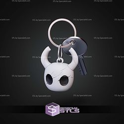 Knight Hollow Knight Head Keychain STL Files