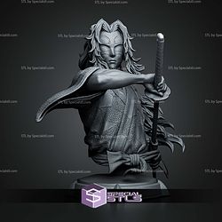 Kokushibo Demon Slayer Bust 178mm STL Files