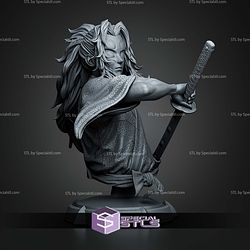 Kokushibo Demon Slayer Bust 178mm STL Files