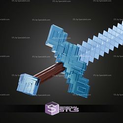 Cosplay STL Files Minecraft Movie Sword V2