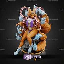 Kyubimon Furry Digimon STL Files