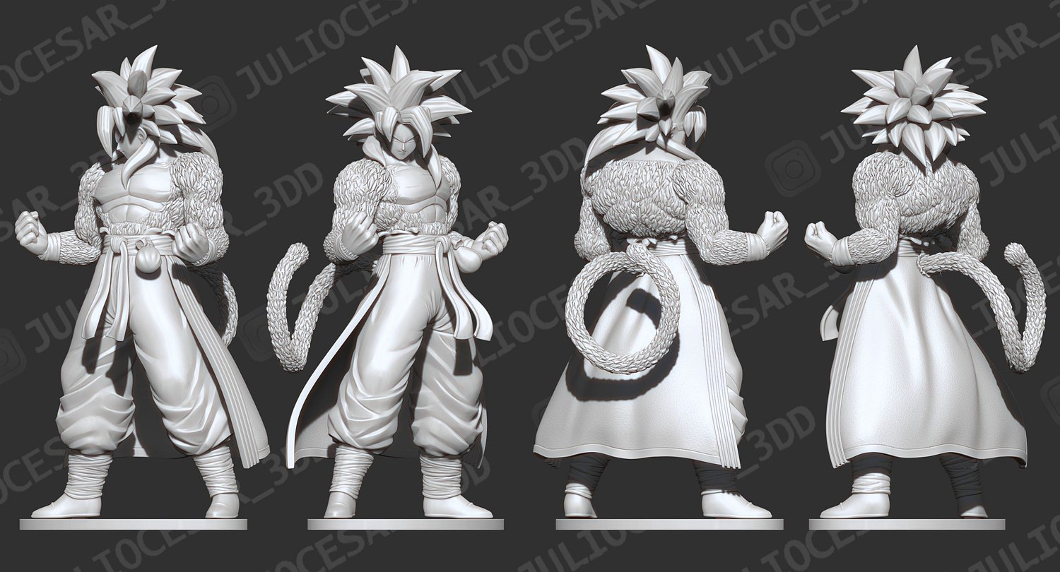 SSJ4 Gogeta (Testing Black and White) : r/dbz