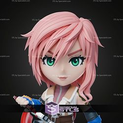 Lightning Crystal Final fantasy Chibi STL Files