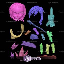 Lightning Crystal Final fantasy Chibi STL Files