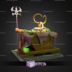 Loki Classic on Throne 294mm STL Files