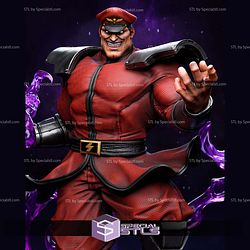 M Bison Purple Effect 363mm STL Files