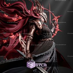 Malenia with Sword Elden Ring 319mm STL Files