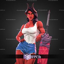 Malevola Dispatch Game 340mm STL Files