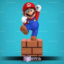 Mario Bros Jump STL Files