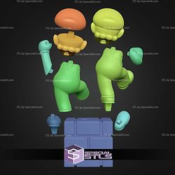 Mario Bros Jump STL Files