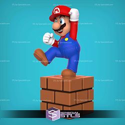 Mario Bros Jump STL Files