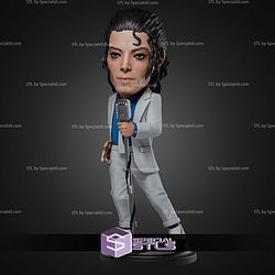 Michael Jackson Chibi 128mm STL Files