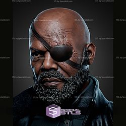 Nick Fury MCU 325mm STL Files