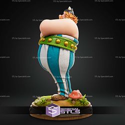 Obelix Asterix Cartoon 178mm STL Files