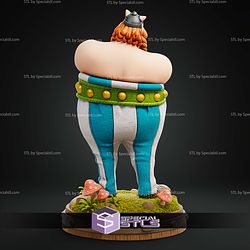 Obelix Asterix Cartoon 178mm STL Files
